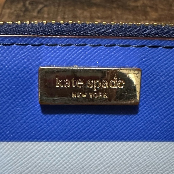 Kate Spade Laurel Way Neda Continental Striped Wallet - Picture 6 of 8